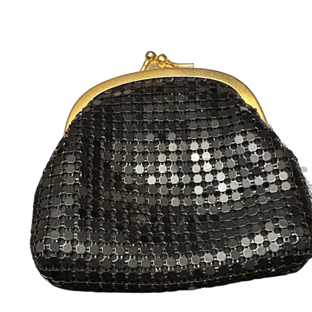 Elegant Vintage Black Mesh Coin Purse ( From Hong Kong)